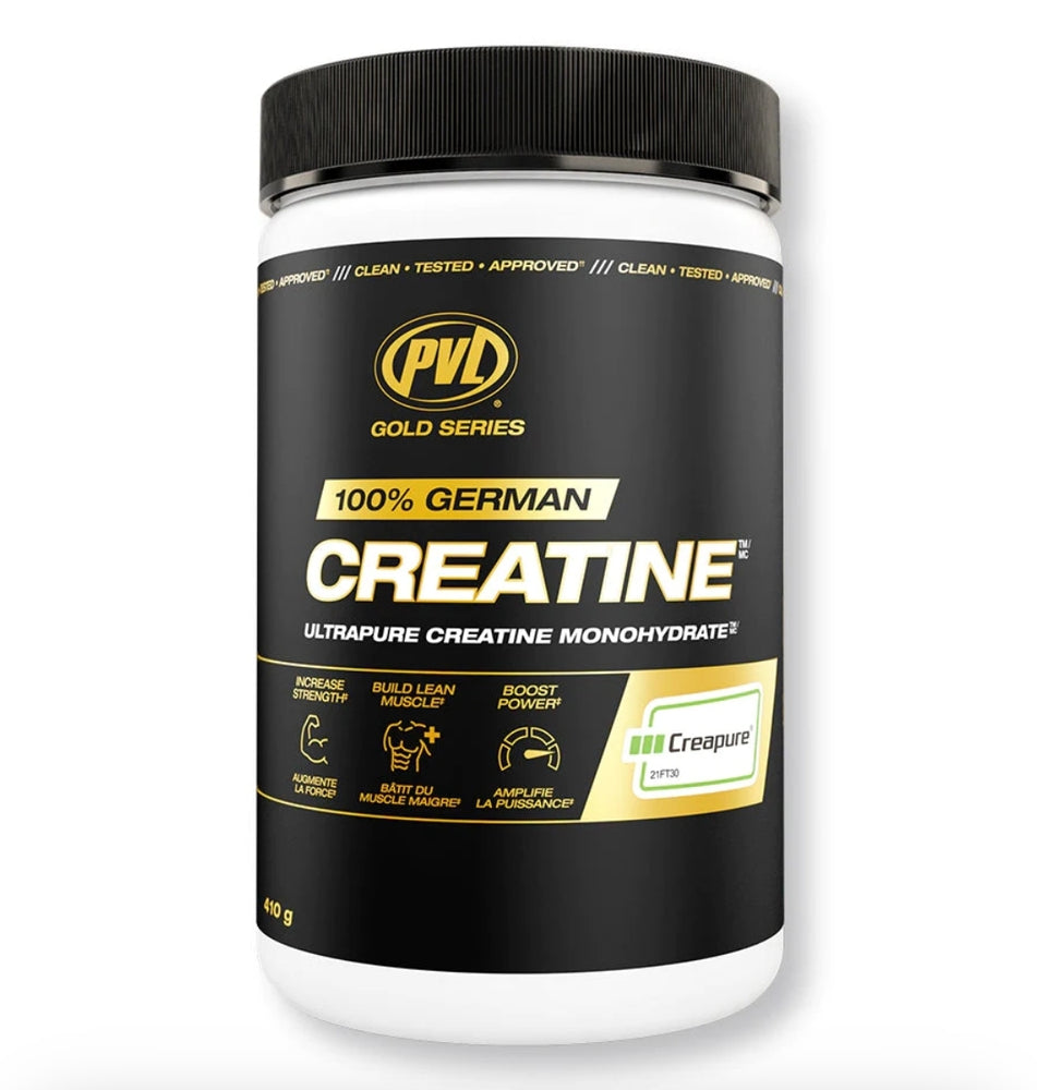 PVL 100% GERMAN CREATINE unflavored 410g 82 servings.