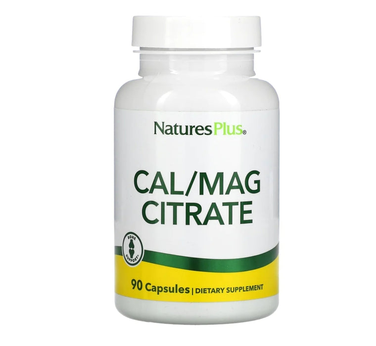 NaturesPlus CAL/MAG CITRATE 90 Capsules