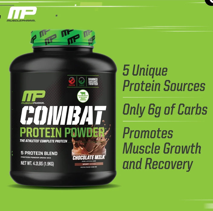 MusclePharm Combat Protein 4.2LB. (1.9KG)