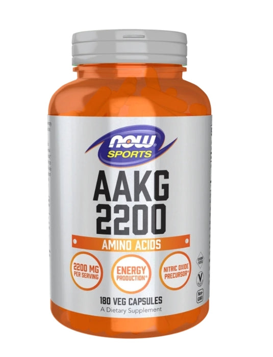 Now Foods AAKG 2200 -180 Veg Capsules