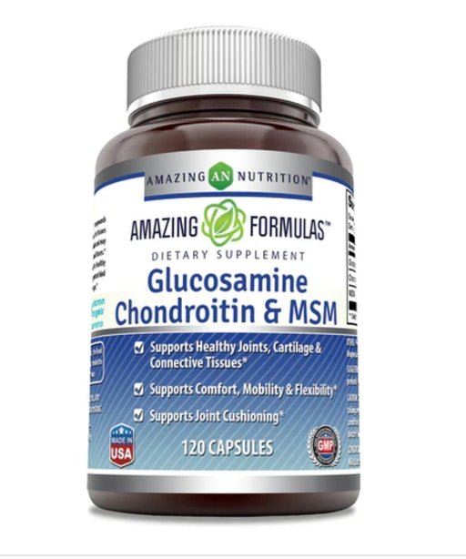 Amazing Formulas Glucosamine Chondroitin & MSM 120Caps.