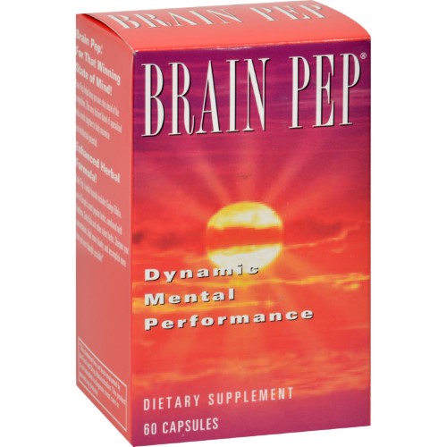Natural Balance Brain Pep 60 Veg Caps Memory and Brain Health