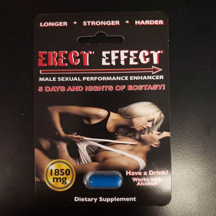 Erect Effect Male Sexual Performance Enhancer Blue Color 1 Capsule