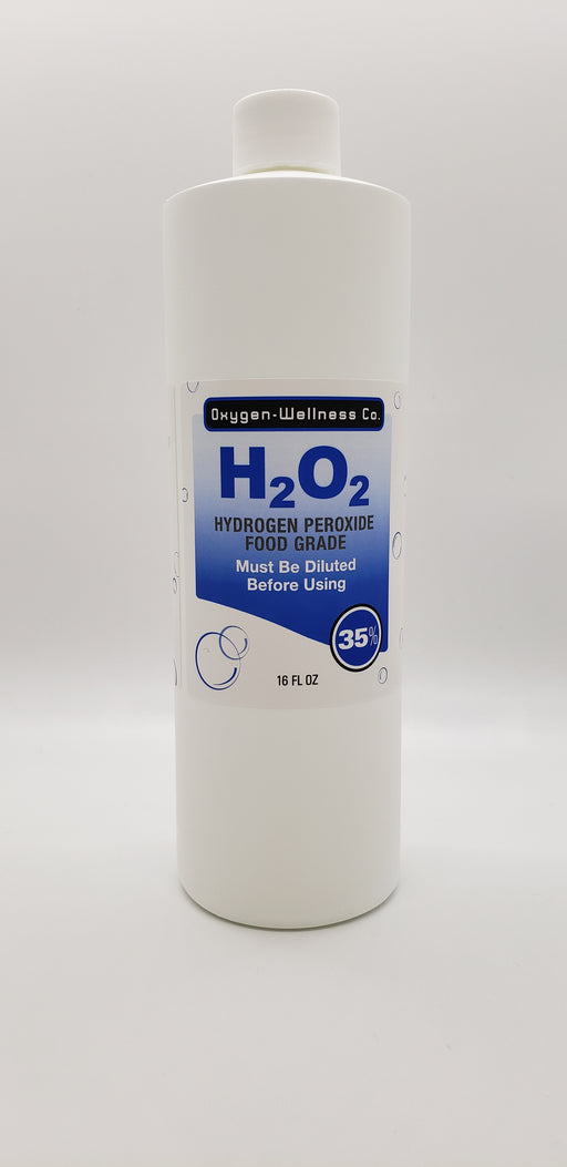 Oxygen-Wellness Co Food Grade Hydrogen Peroxide 35%, 16 fl