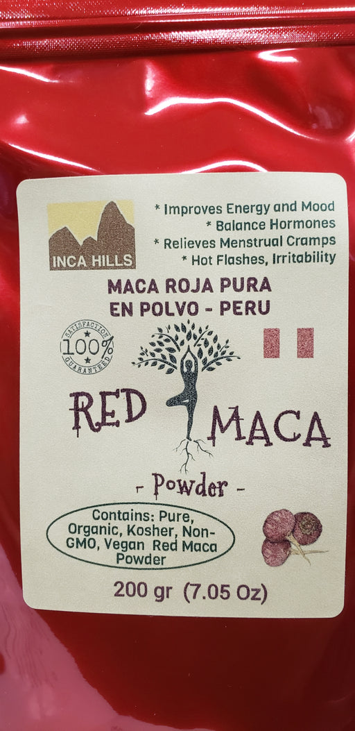 INCA HILLS RED MACA 200g (7.05oz) Powder