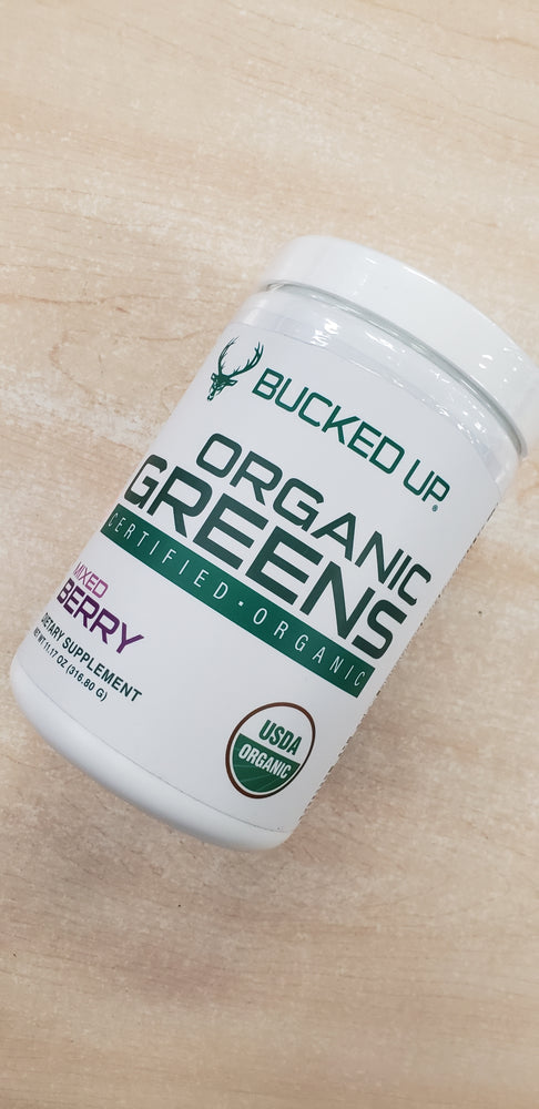 Bucked Up Organic Greens Certified Organic Mixed Berry Flavor  11.17oz 316.80g / 30svrs