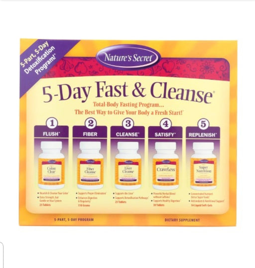 Nature's Secret 5 Day Fast & Cleanse Kit