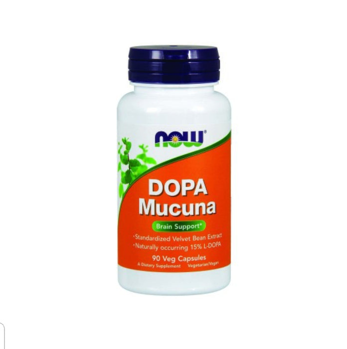 Now Foods DOPA Mucuna Vegetarian Capsules 90 Ct