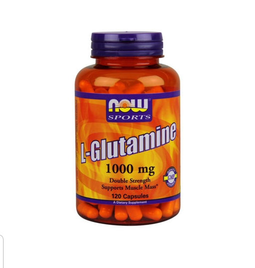 NOW Foods L-Glutamine Capsules, 1000 Mg, 120 Ct