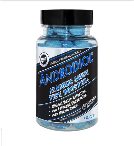 Hi-Tech Androdiol - Anabolic Muscle Growth Agent Testosterone Booster - 60 Tablets