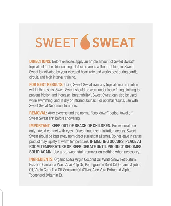 Sports Research Sweet Sweat Workout Enhancer - Coconut 13.5 oz (383 g)
