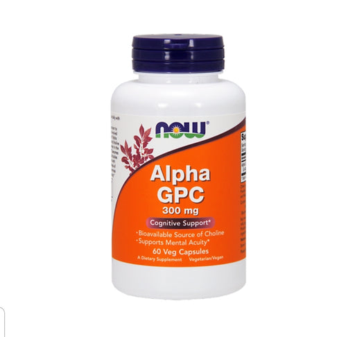 NOW Foods Alpha GPC 300 Mg Capsules, 60 Ct
