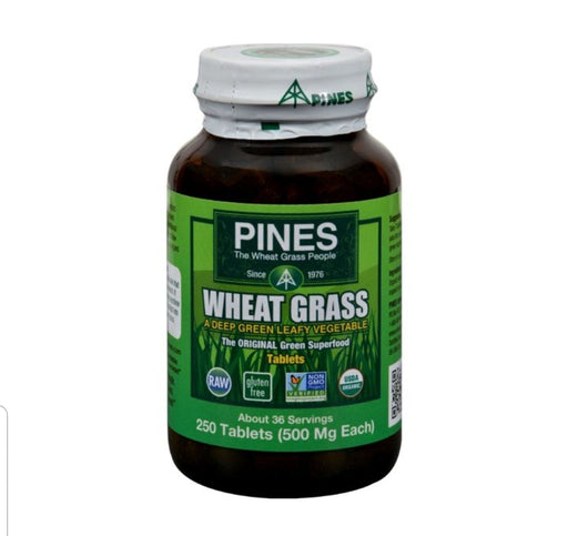 Pine Wheat Grass 500mg Pines 250 Tabs