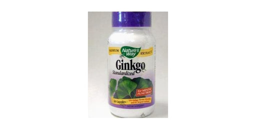 Nature's Way Standardized Ginkgo Vegetarian Capsules, 60 Ct