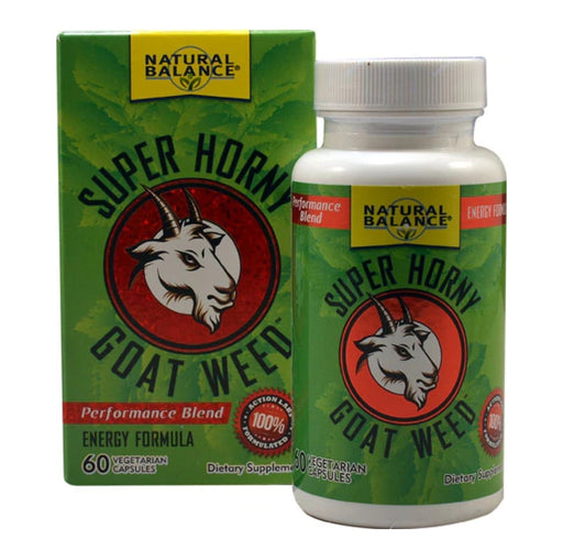 Natural Balance Super Horny Goat Weed -- 60 Vcap.