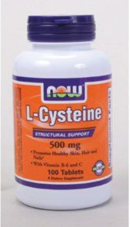 NOW Foods L-Cysteine 500 mg Tablets, 100 Ct