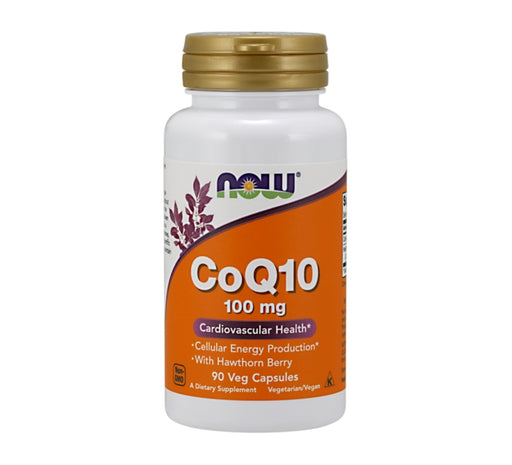 Now CoQ10 100mg with Hawthorn Berry Now Foods 90 VCaps