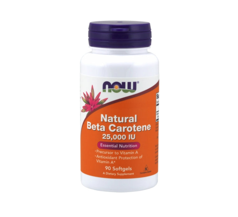 Now Foods Natural Beta Carotene 25,000 IU Now Foods 90 Softgel