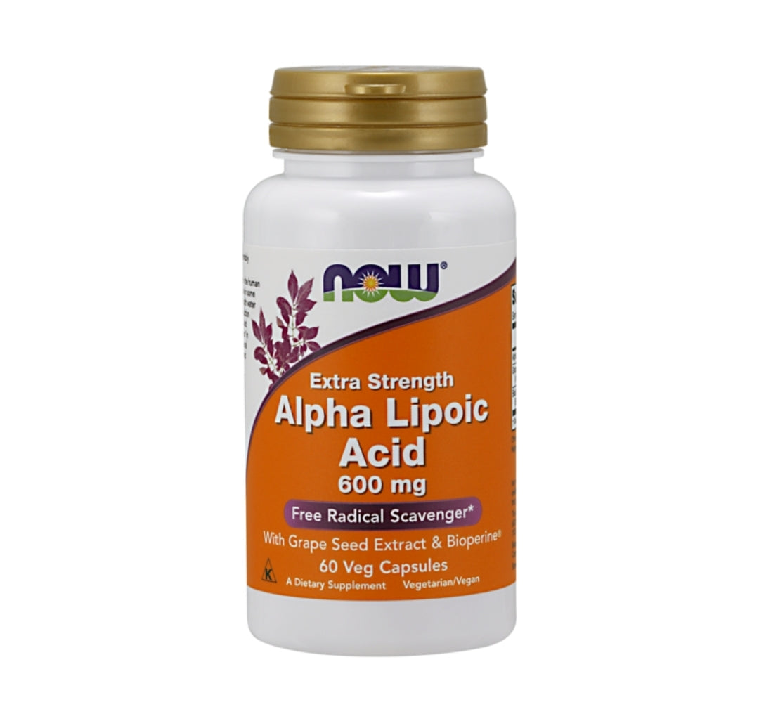 Now Foods Alpha Lipoic Acid 600mg Now Foods 60 VCaps