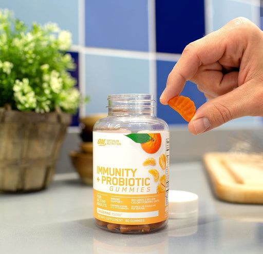 Optimum Nutrition Immunity + Probiotic Gummies 60CT.
