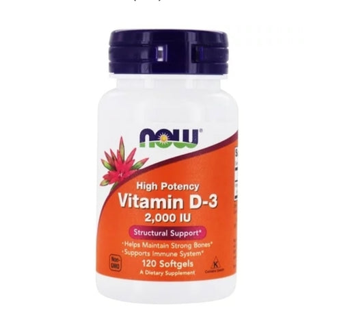 Now Foods Vitamin D-3 2,000 IU 120softgels