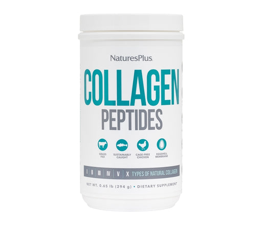 Natures Plus Collagen Peptides- 6 different types of Natural Collagen 0.65lb 294g