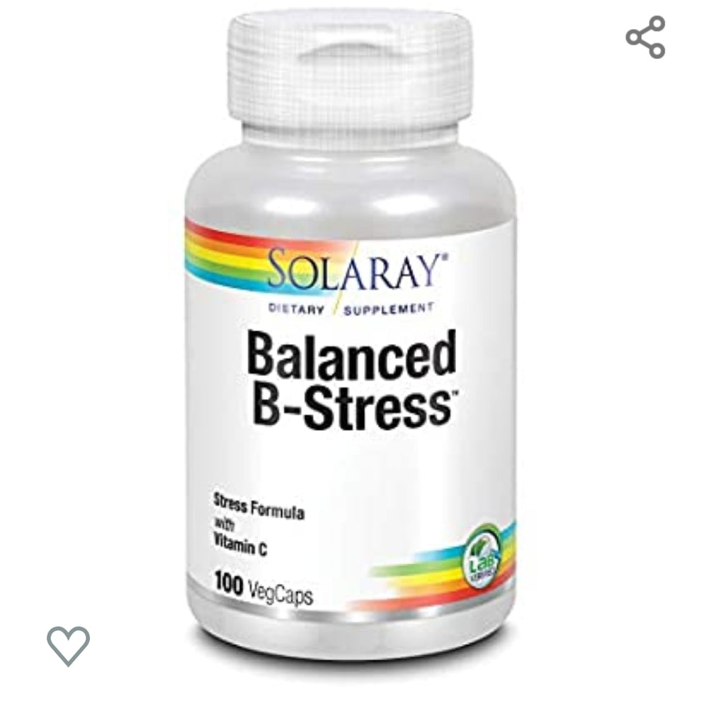 Solaray Balance B-Stress 100 Veg Capsules