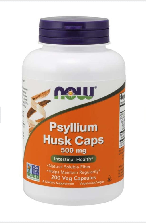 Now Psyllium Husk Caps 500mg 200Veg Capsules