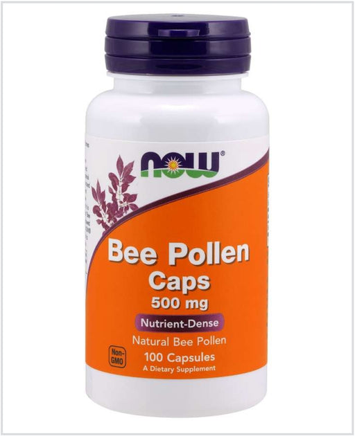 Now Bee Pollen Caps 500mg 100 Capsules