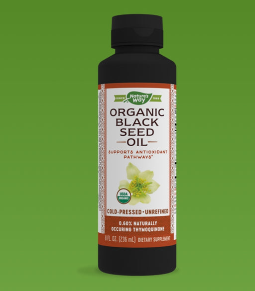 Nature's Way Organic Black Seed Oil 8oz. 236ml 47/svrs.