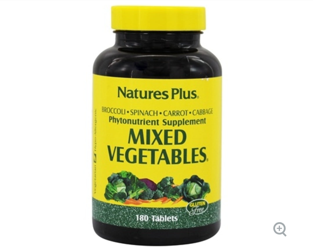 NaturesPlus Mixed Vegetables 180 Tablets