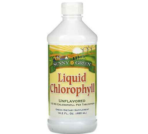 Sunny Green Liquid Chlorophyll 100 mg 16 oz 480 ml