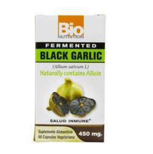 Bio Nutrition Fermented Black Garlic 60 VegCaps.