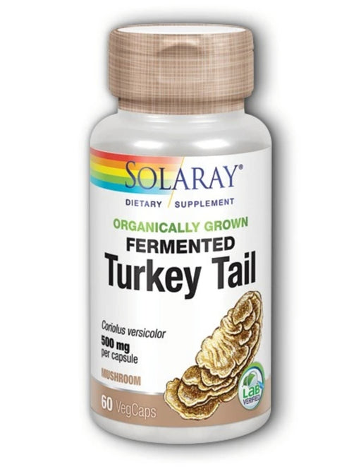 Solaray Fermented Turkey Tail 500mg 60 VegCaps.