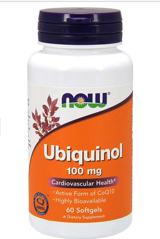 Now Ubiquinol 100 mg 60 Softgels