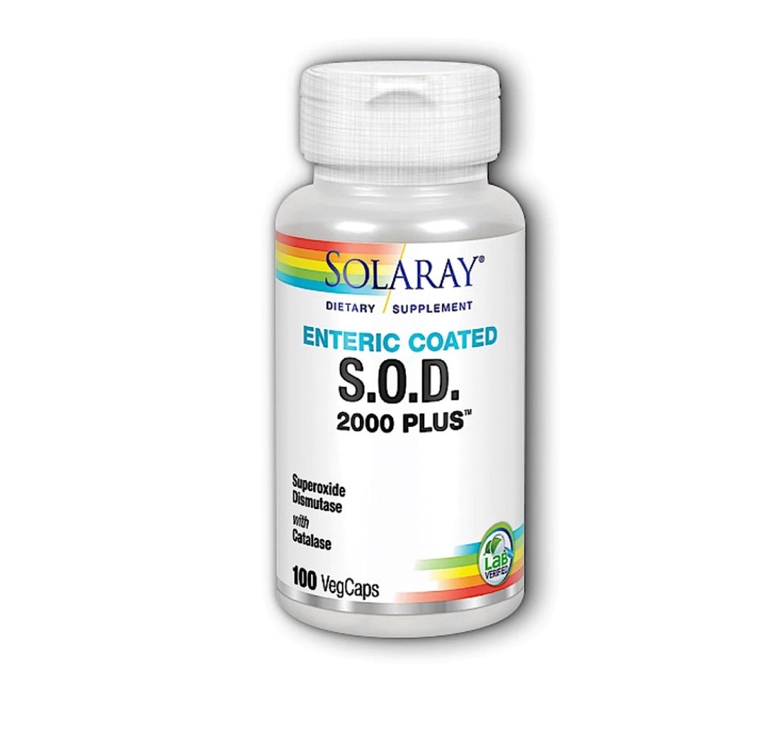 Solaray S.O.D. 2000PLUS 100VegCaps.