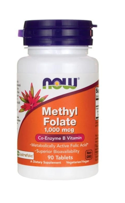 Now Methyl Folate 1000mcg 90Tablets.