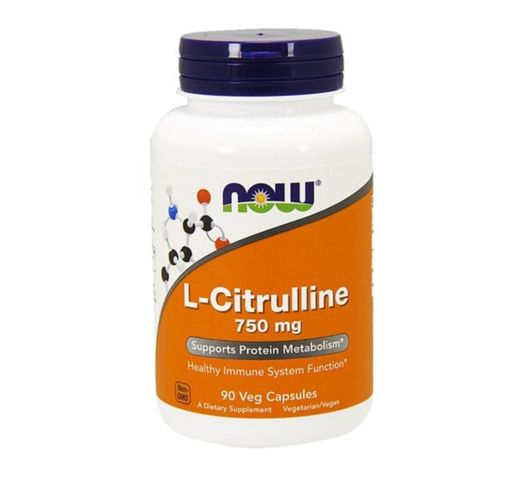 Now L-Citrulline 750mg 90VegCaps.