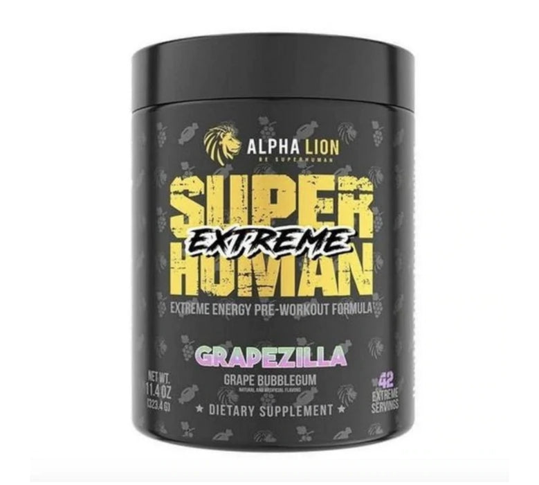 Alpha Lion SuperHuman Extreme Energy Pre-Workout 11.62oz 329.7G / 21serving