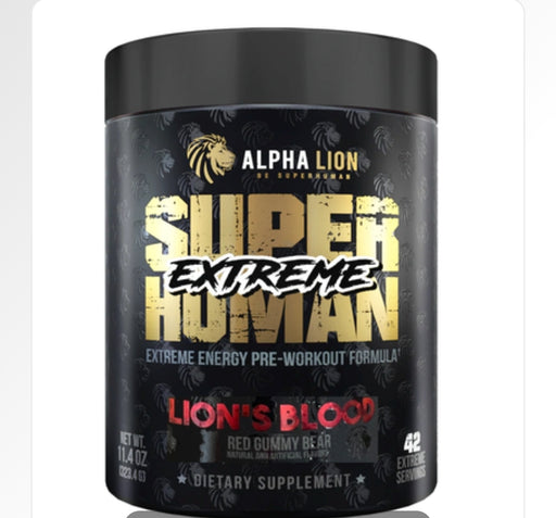Alpha Lion SuperHuman Extreme Energy Pre-Workout 11.62oz 329.7G / 21serving