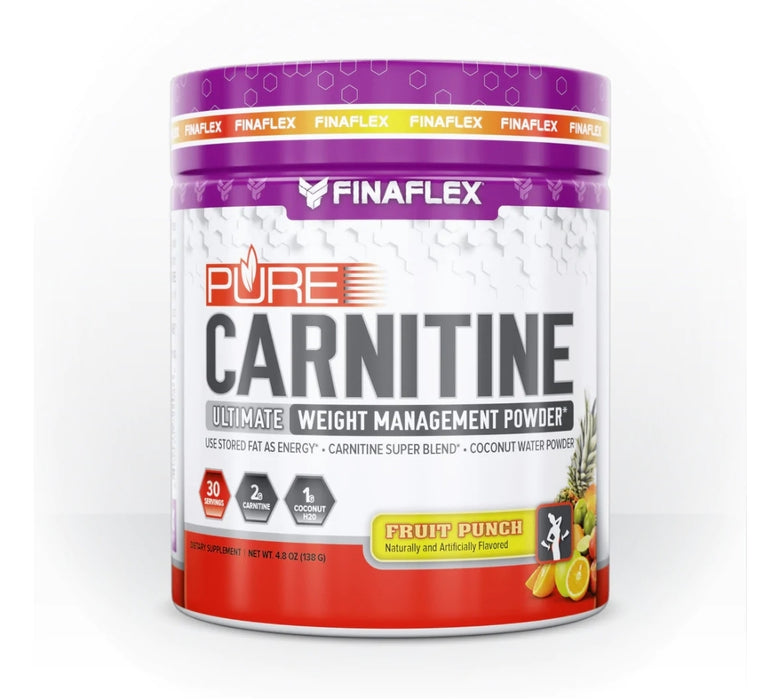 FINAFLEX Pure CARNITINE 4.6OZ 131g. 30 Servings