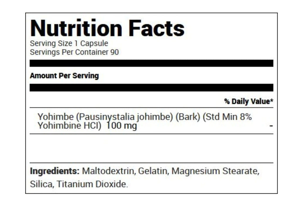 FINAFLEX Pure YOHIMBE 90 Capsules.