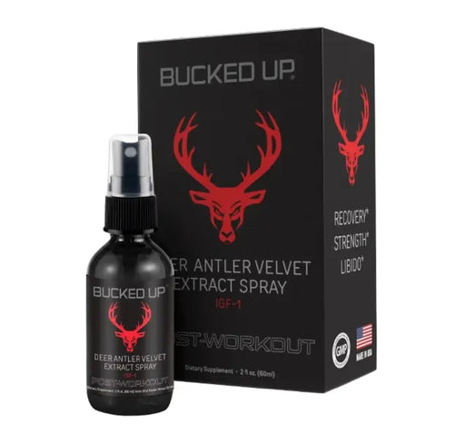 Bucked Up Deer Antler Velvet Extract Spray IGF-1 2oz 60 servings