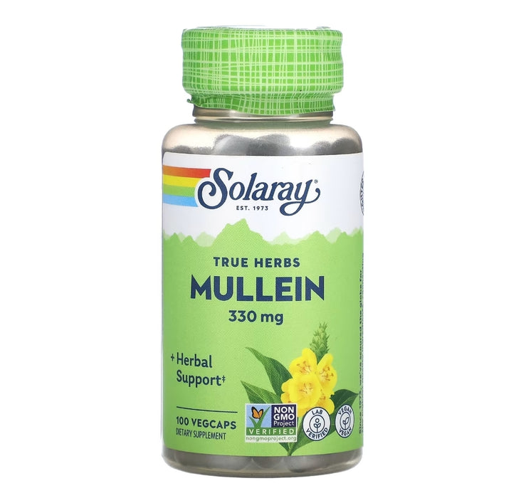 Solaray Mullein 330mg 100 VegCaps.