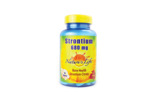 Nature's Life Strontium 680 mg 60 Tabs