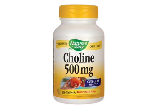 Nature's Way Choline Tablets 500 mg , 100 Ct