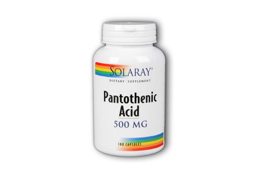 Solaray Pantothenic Acid 500 mg - 100 Capsules