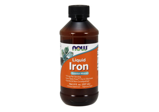Now Foods Liquid Iron 18 mg 8 fl oz Liquid 24/svr