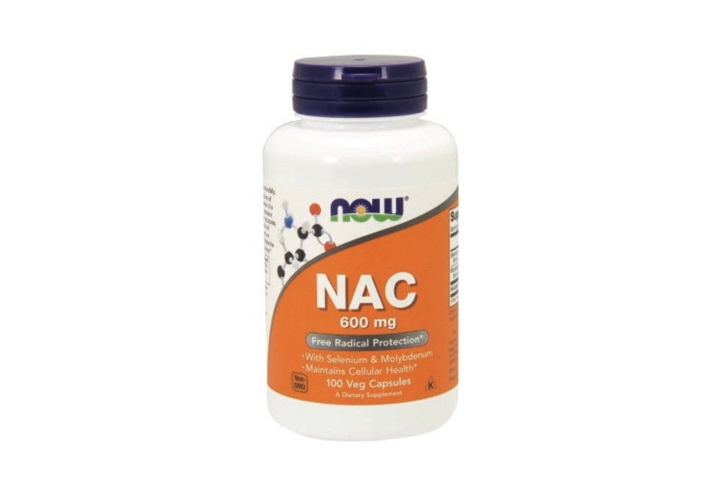 Now Foods NAC (N-Acetyl Cysteine) Capsules, 600 Mg, 100 Ct