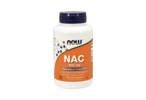 Now Foods NAC (N-Acetyl Cysteine) Capsules, 600 Mg, 100 Ct